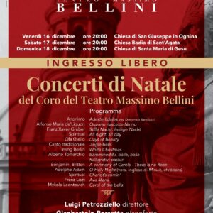 Natale con il coro del Teatro Massimo Bellini!