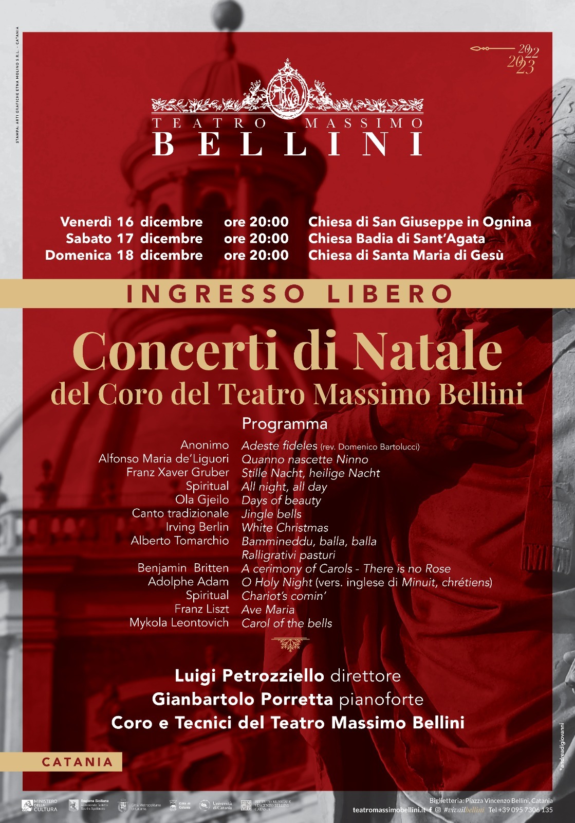 Natale con il coro del Teatro Massimo Bellini!