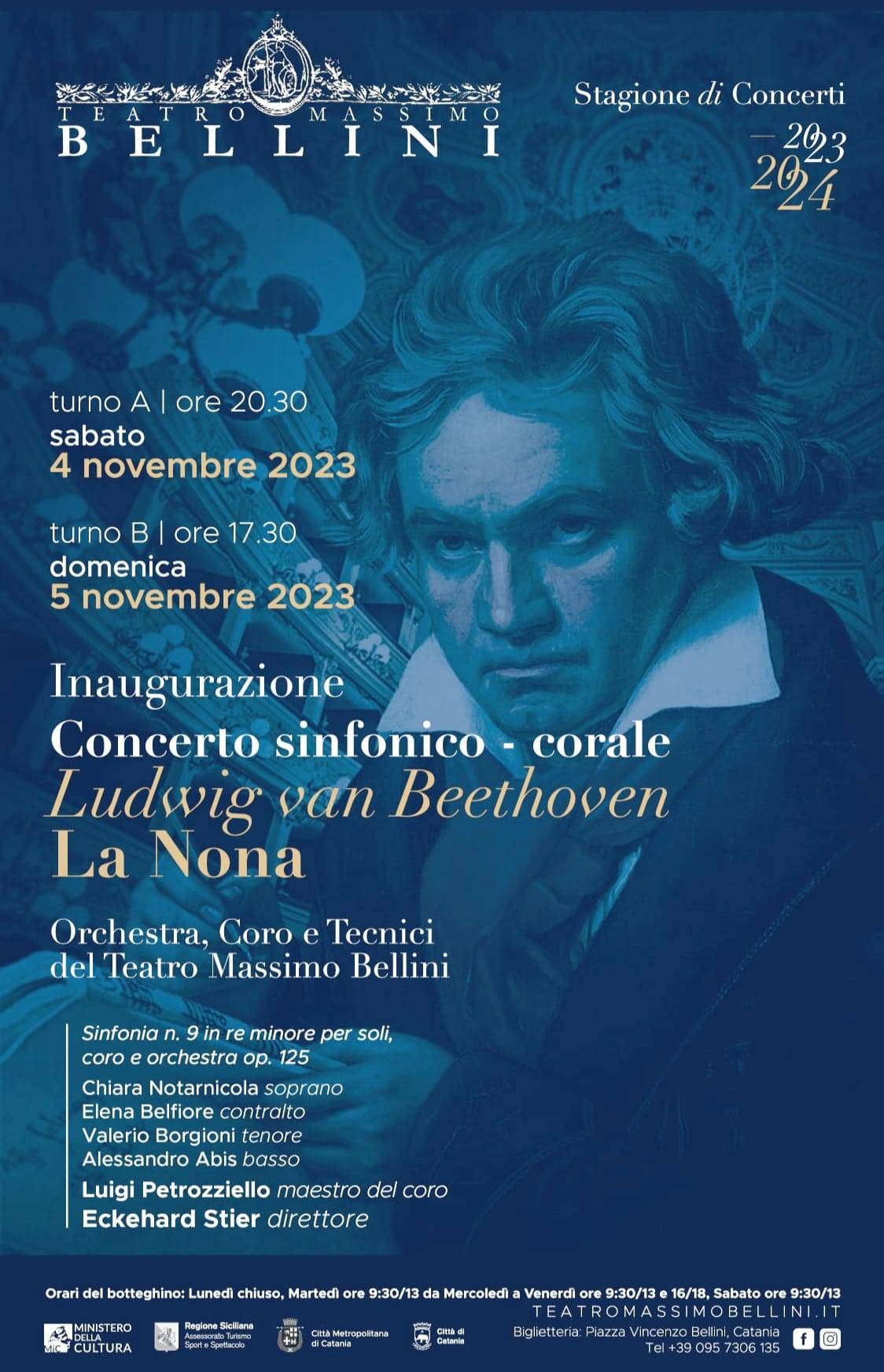 La Nona di Beethoven al Teatro Massimo V. Bellini
