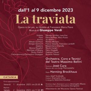 “La traviata”  dall’1 al 9 dicembre